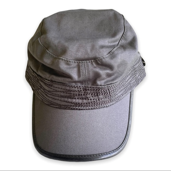 Diesel Chino Hat Engineer Conductor Style Cotton Leather Trim Unisex Y2K Retro main image 8